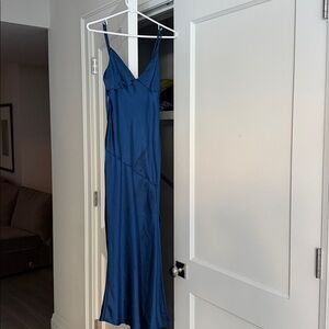 Elegant Blue Women's Dress